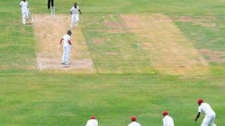 Bangladesh 43, West Indies 201/2 at stumps, Day One